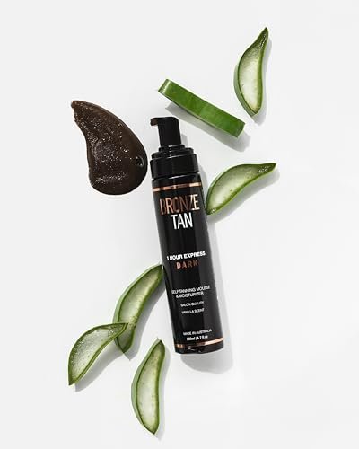 Bronze Tan Self Tanner Mousse Dark Self Tan Foam - Sunless Tanner for All Skin Tones, Salon Quality, Vanilla Scented (200 ml/6.7 oz) Avelisse