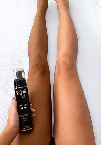 Bronze Tan Self Tanner Mousse Dark Self Tan Foam - Sunless Tanner for All Skin Tones, Salon Quality, Vanilla Scented (200 ml/6.7 oz) Avelisse