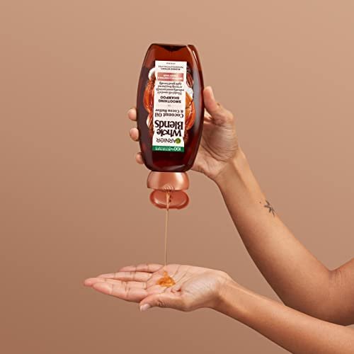 Garnier Whole Blends Coconut Oil & Cocoa Butter Smoothing Shampoo and Conditioner Set for Frizzy Hair, 22 Fl Oz (2 Items) - görsel 14