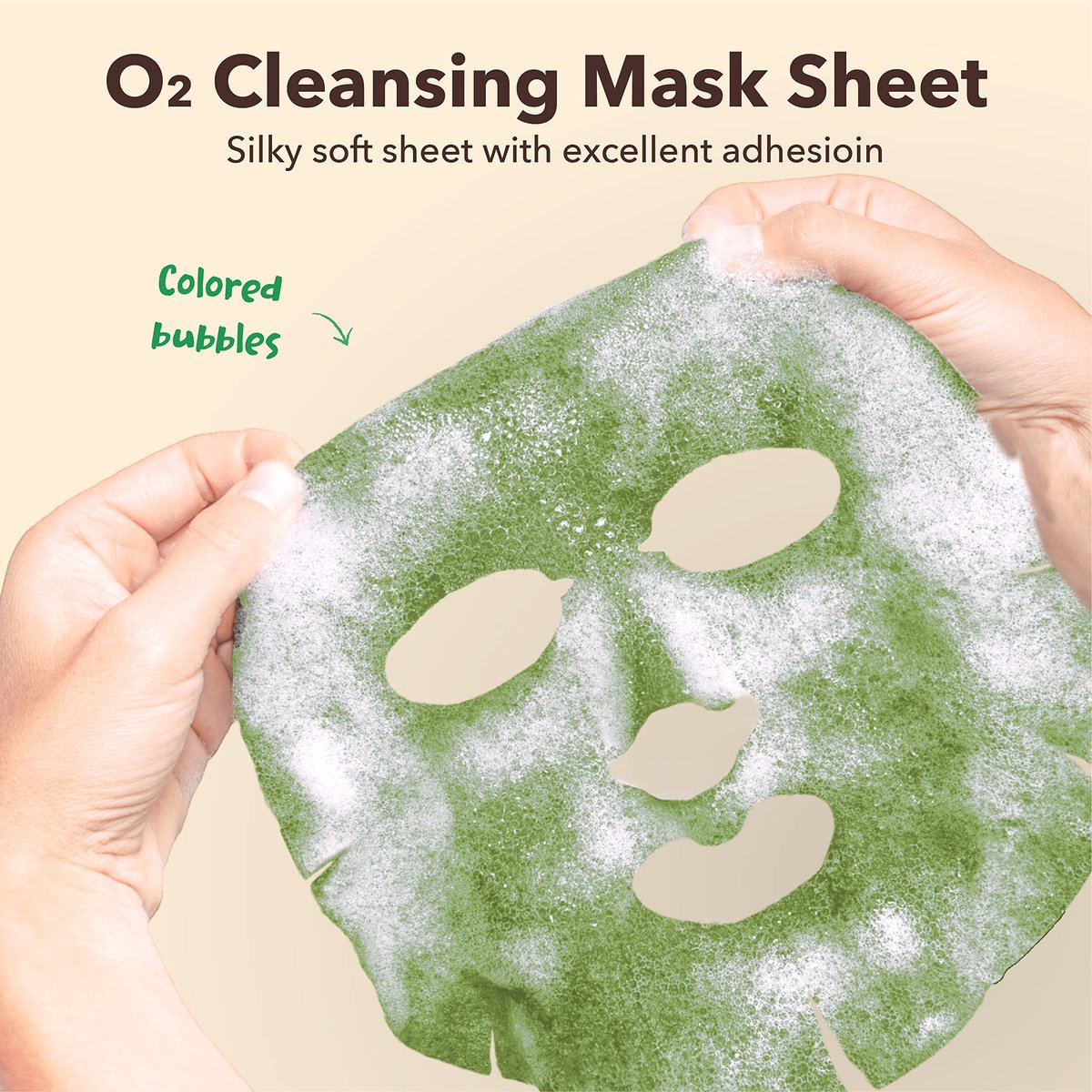 PUREDERM Deep Purifying Green O2 Bubble Mask - 5 Pack, 0.88 oz Each, Korean Beauty Bubble Mask for Deep Cleansing and Pore Care - görsel 9