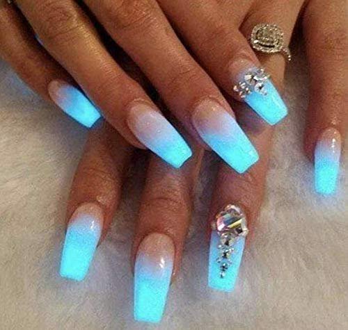 Cre8tion Glow in The Dark Soak Off Top Coat Gel Polish - LED UV Lamp Required - 0.5 fl oz Avelisse