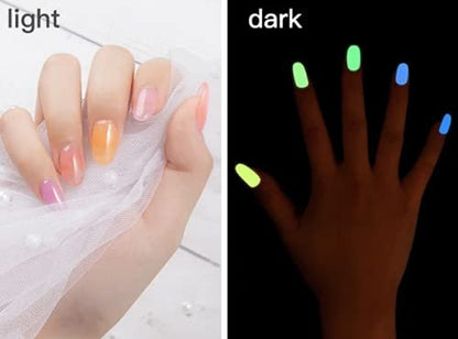 Cre8tion Glow in The Dark Soak Off Top Coat Gel Polish - LED UV Lamp Required - 0.5 fl oz Avelisse