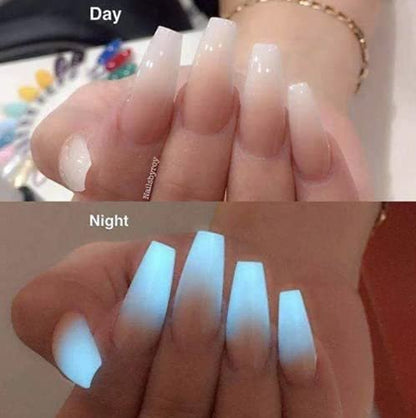Cre8tion Glow in The Dark Soak Off Top Coat Gel Polish - LED UV Lamp Required - 0.5 fl oz Avelisse