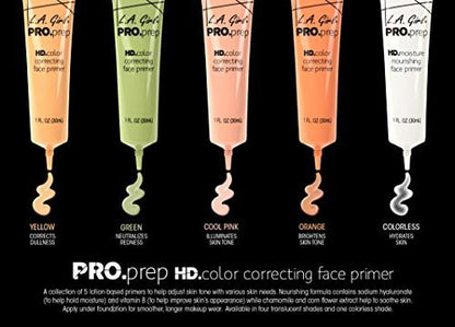 L.A. Girl PRO Prep HD Primer Spray, Colorless, 1.5 oz - Foundation Primer for Smooth Makeup Application