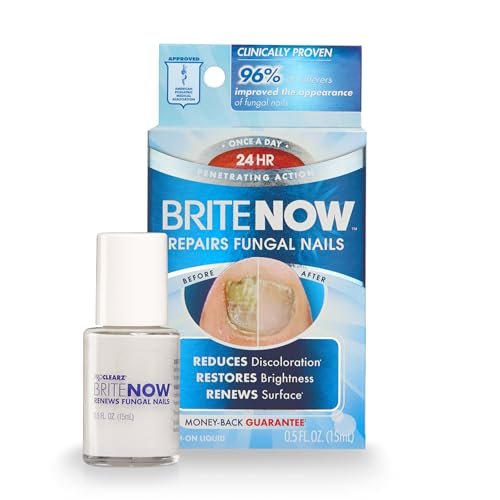 ProClearz Brite Now Nail Treatment – Restore Damaged & Discolored Nails with Peel-Away Technology, 0.5 oz Avelisse