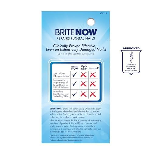 ProClearz Brite Now Nail Treatment – Restore Damaged & Discolored Nails with Peel-Away Technology, 0.5 oz Avelisse