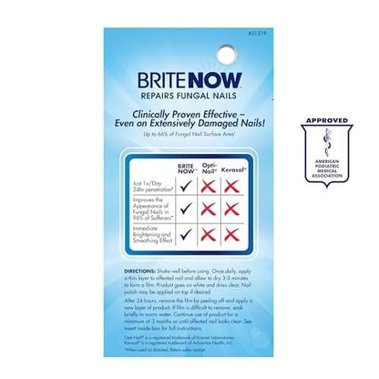 ProClearz Brite Now Nail Treatment – Restore Damaged & Discolored Nails with Peel-Away Technology, 0.5 oz Avelisse