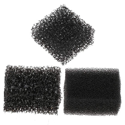 MEICOLY Stipple Sponge - 3-Pack Black Synthetic Makeup Sponges for Halloween SFX, Bruise, Blood, Scar, Stubble & Wound Effects