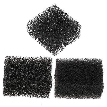 MEICOLY Stipple Sponge - 3-Pack Black Synthetic Makeup Sponges for Halloween SFX, Bruise, Blood, Scar, Stubble & Wound Effects