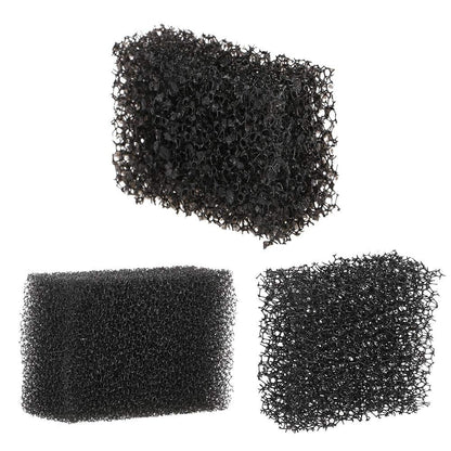 MEICOLY Stipple Sponge - 3-Pack Black Synthetic Makeup Sponges for Halloween SFX, Bruise, Blood, Scar, Stubble & Wound Effects