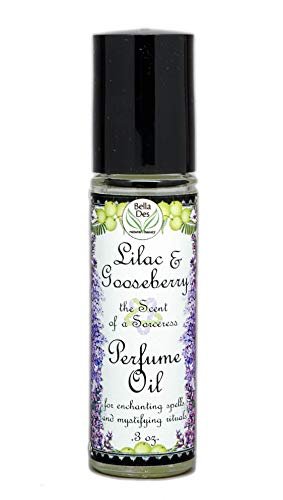 BELLA DES NATURAL BEAUTY Lilac and Gooseberry Perfume Oil - .3 oz Roll On, Phthalate Free - Yennefer Inspired Scent Avelisse