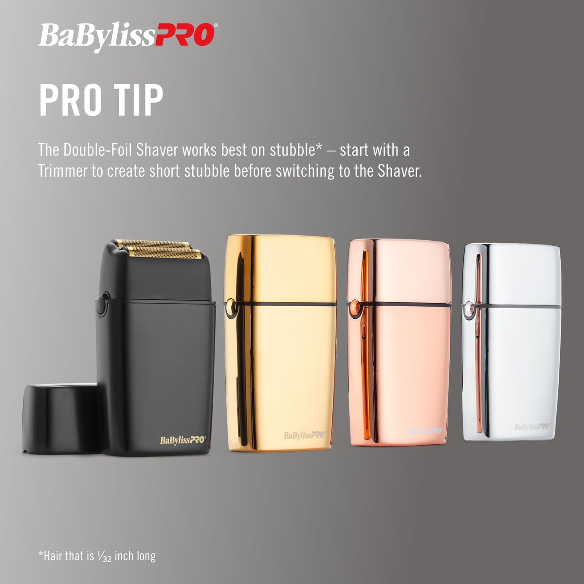 BaBylissPRO Barberology Foil Shaver FXFS1 SILVERFX - Professional High-Torque Electric Shaver Avelisse