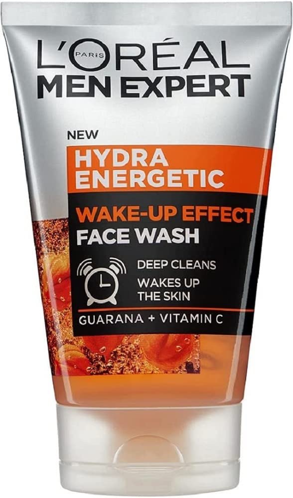 L'Oréal Paris Men Expert Wake-up Effect Face Wash - Hydra Energetic with Vitamin C, 3.38 Fl Oz Avelisse