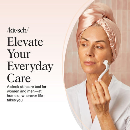 Kitsch Derma Roller – Skin Care Tool for Face & Body – Microneedling Beauty Roller for Men and Women