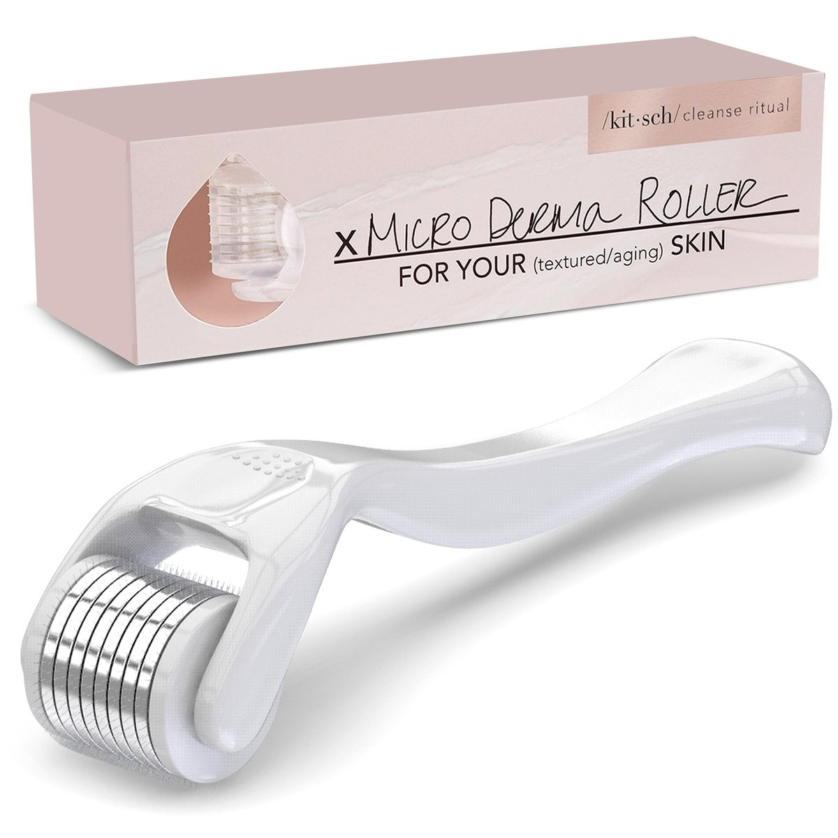 Kitsch Derma Roller – Skin Care Tool for Face & Body – Microneedling Beauty Roller for Men and Women - görsel 1