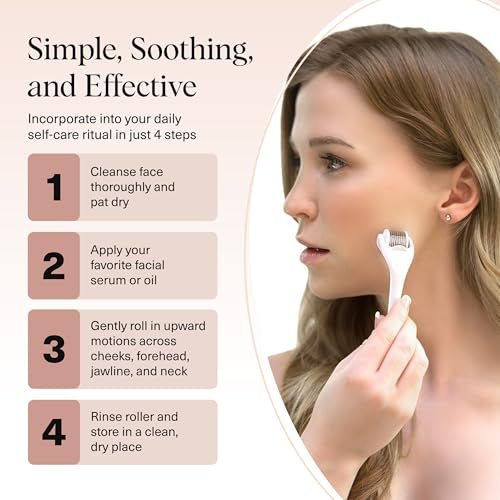 Kitsch Derma Roller – Skin Care Tool for Face & Body – Microneedling Beauty Roller for Men and Women - görsel 14