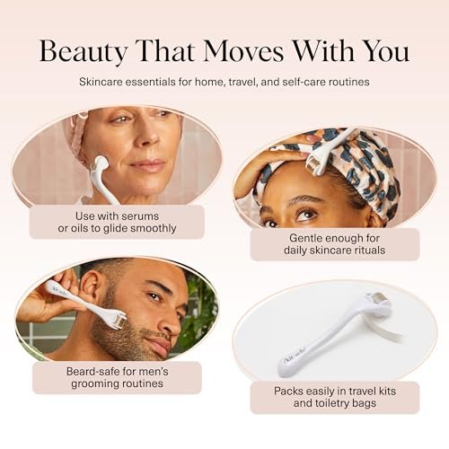Kitsch Derma Roller – Skin Care Tool for Face & Body – Microneedling Beauty Roller for Men and Women - görsel 12