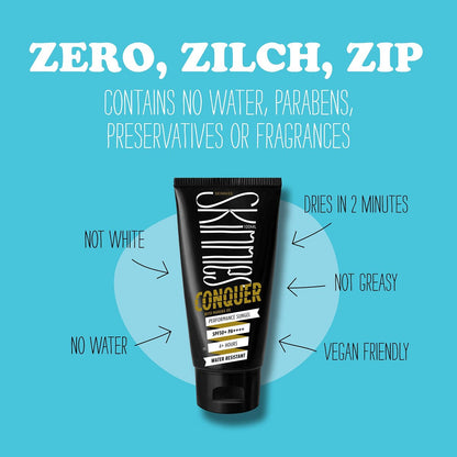 Skinnies CONQUER Sungel Sun Cream SPF50+ - Broad Spectrum, Reef Safe, Water Resistant 4 Hours (100ml) Avelisse