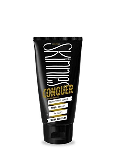 Skinnies CONQUER Sungel Sun Cream SPF50+ - Broad Spectrum, Reef Safe, Water Resistant 4 Hours (100ml) Avelisse