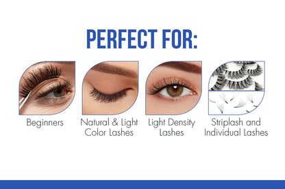 DUO Eyelash Glue – Clear Lash Adhesive for Strip Lashes, Long-Lasting and Waterproof, 0.5 oz, 2 Pack