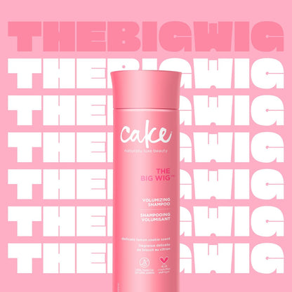Cake Beauty The Big Wig Shampoo – Weightless Cleansing & Nourishing with Aloe Vera, Rice & Soy Protein for All Hair Types – 10 Fl Oz