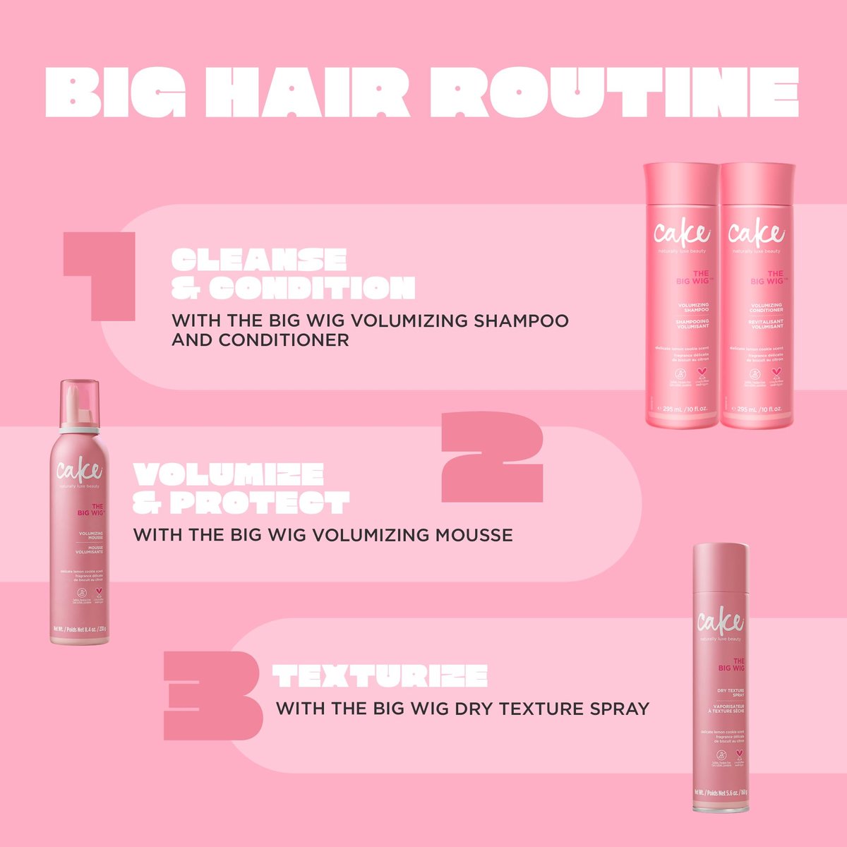 Cake Beauty The Big Wig Shampoo – Weightless Cleansing & Nourishing with Aloe Vera, Rice & Soy Protein for All Hair Types – 10 Fl Oz - görsel 8
