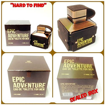 Emper Epic Adventure Men 3.4 oz Eau de Toilette Spray