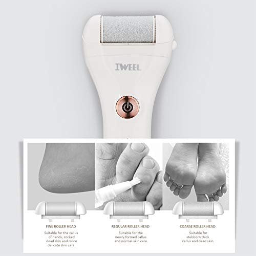 IWEEL Rechargeable Electric Callus Remover for Feet – Waterproof Pedicure File for Cracked Heels & Dead Skin Avelisse