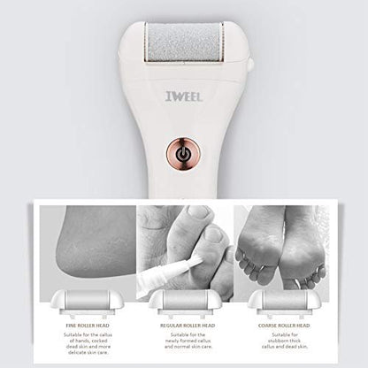 IWEEL Rechargeable Electric Callus Remover for Feet – Waterproof Pedicure File for Cracked Heels & Dead Skin Avelisse