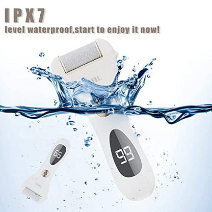 IWEEL Rechargeable Electric Callus Remover for Feet – Waterproof Pedicure File for Cracked Heels & Dead Skin Avelisse
