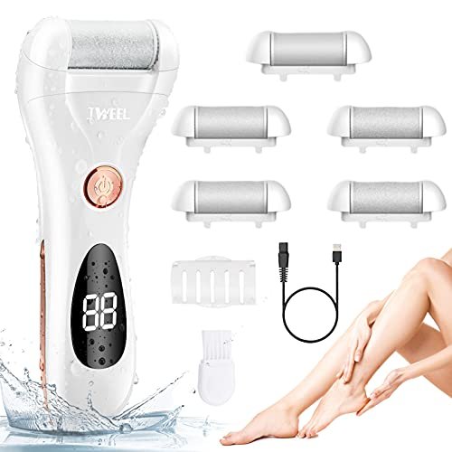 IWEEL Rechargeable Electric Callus Remover for Feet – Waterproof Pedicure File for Cracked Heels & Dead Skin Avelisse