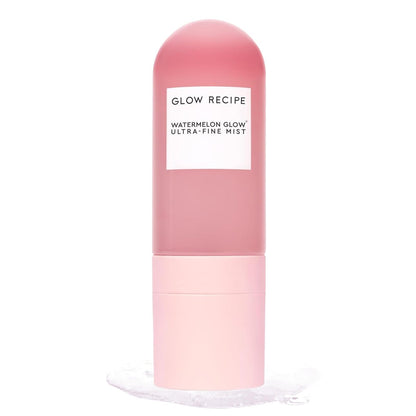 Glow Recipe Watermelon Glow Facial Spray + Hydrating Mist - Ultra-Fine Face Mist with Hyaluronic Acid + Hibiscus AHA for Dewy Skin (75ml) Avelisse