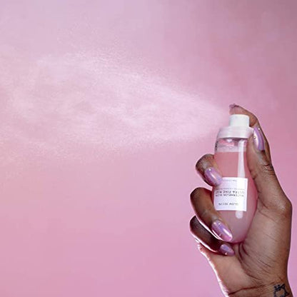 Glow Recipe Watermelon Glow Facial Spray + Hydrating Mist - Ultra-Fine Face Mist with Hyaluronic Acid + Hibiscus AHA for Dewy Skin (75ml) Avelisse
