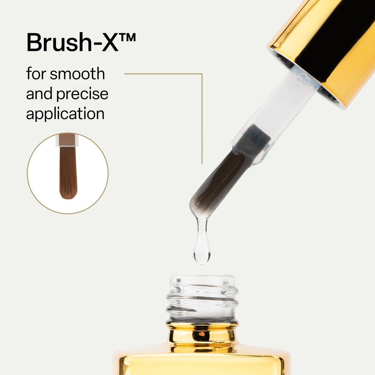 APRÉS Nail Extend Gel Gold Bottle - 15mL Premium Soft Gel Adhesive for Gel-X Tips, Easy Soak Off, Applicator Included Avelisse