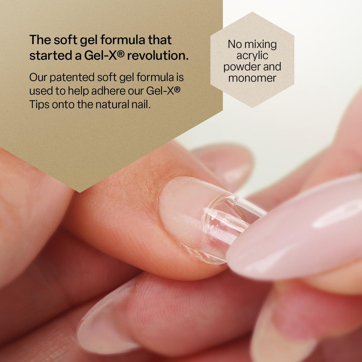 APRÉS Nail Extend Gel Gold Bottle - 15mL Premium Soft Gel Adhesive for Gel-X Tips, Easy Soak Off, Applicator Included Avelisse