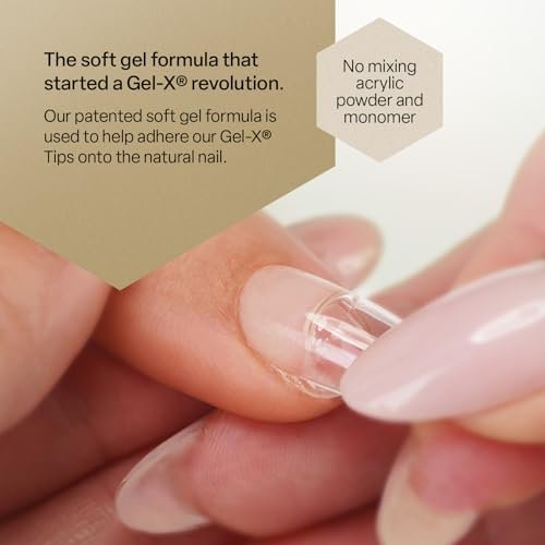 APRÉS Nail Extend Gel Gold Bottle - 15mL Premium Soft Gel Adhesive for Gel-X Tips, Easy Soak Off, Applicator Included Avelisse