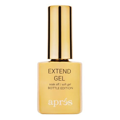 APRÉS Nail Extend Gel Gold Bottle - 15mL Premium Soft Gel Adhesive for Gel-X Tips, Easy Soak Off, Applicator Included Avelisse