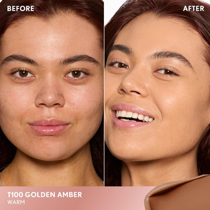 COVERGIRL TruBlend Undercover Concealer - T100 Golden Amber - Full Coverage, 24-Hour Wear, Matte Finish