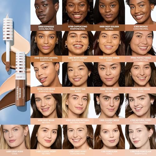 COVERGIRL TruBlend Undercover Concealer - T100 Golden Amber - Full Coverage, 24-Hour Wear, Matte Finish - görsel 10