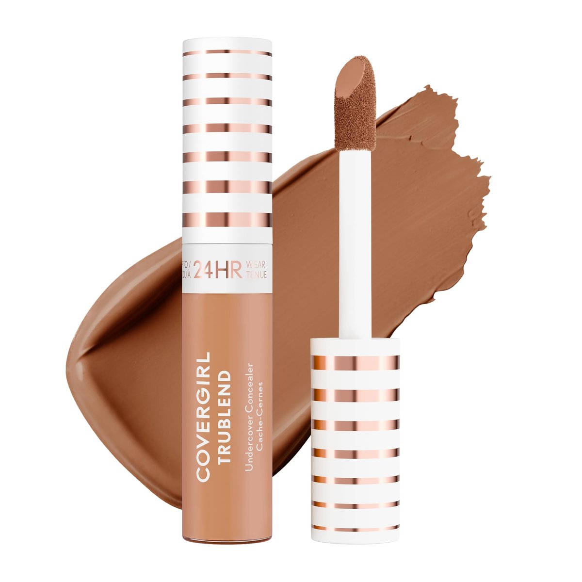 COVERGIRL TruBlend Undercover Concealer - T100 Golden Amber - Full Coverage, 24-Hour Wear, Matte Finish - görsel 1
