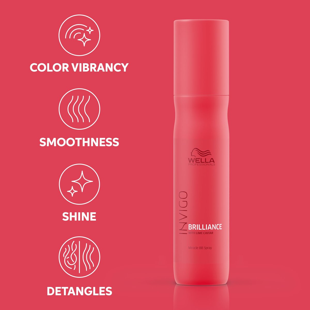 Wella Professionals Invigo Brilliance Miracle BB Spray - Instant Color Vibrancy & Protection (5.07 Fl Oz) Avelisse