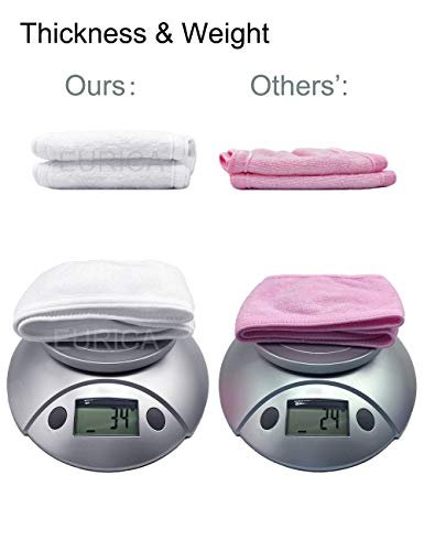 EUICAE Spa Headband 6 Pack White - Non-Slip Terry Cloth Headbands for Women Men, Makeup Face Wash, Yoga, Gym - görsel 6