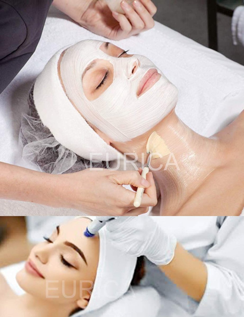 EUICAE Spa Headband 6 Pack White - Non-Slip Terry Cloth Headbands for Women Men, Makeup Face Wash, Yoga, Gym - görsel 8