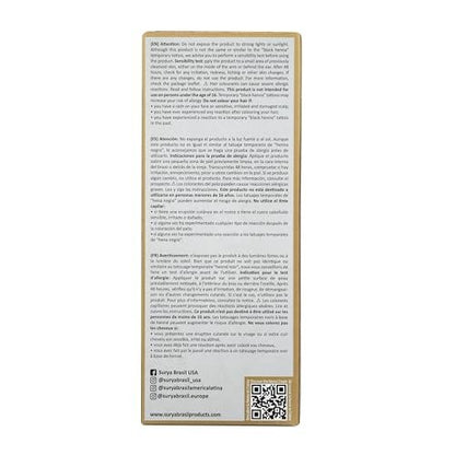 Surya Brasil Henna Cream Golden Blonde - 98% Natural, Vegan, Cruelty-Free Semi-Permanent Hair Color - 2.37 oz Avelisse