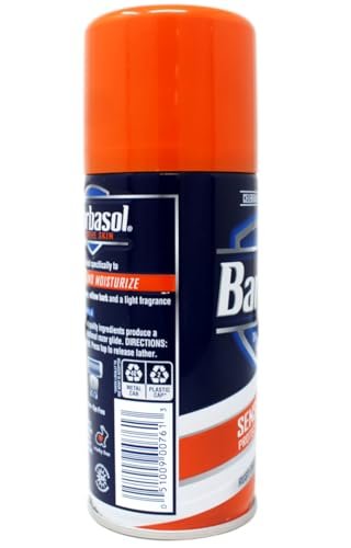 Barbasol Sensitive Skin Shave Cream - 7 oz (Pack of 3) - Soothing, Fragrance-Free Formula for Men & Women Avelisse
