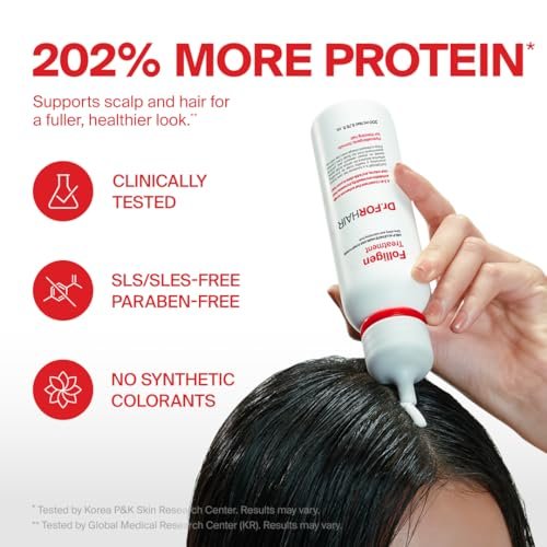 Dr.FORHAIR Folligen Treatment – Korean Hair Mask for Thickening & Fuller-Looking Hair, 6.76 Fl Oz Avelisse