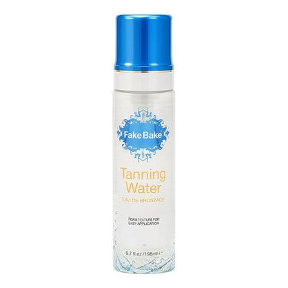 Fake Bake Foam Tanning Water Self Tanner Instant Glow with Hydrating Passion Flower Rejuvenation - Natural Looking Sunless Bronzing for Women & Men - 6.7 oz Avelisse