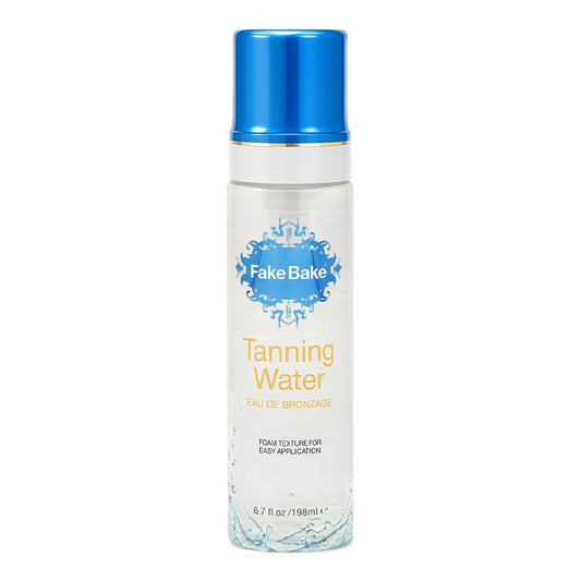 Fake Bake Foam Tanning Water Self Tanner Instant Glow with Hydrating Passion Flower Rejuvenation - Natural Looking Sunless Bronzing for Women & Men - 6.7 oz Avelisse