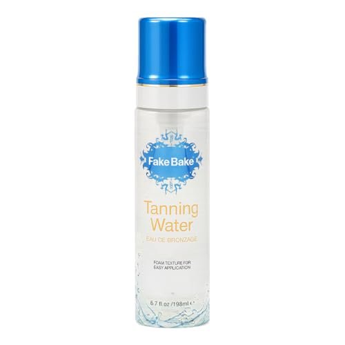 Fake Bake Foam Tanning Water Self Tanner Instant Glow with Hydrating Passion Flower Rejuvenation - Natural Looking Sunless Bronzing for Women & Men - 6.7 oz Avelisse