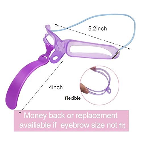Amariver Eyebrow Stencils – Reusable Eyebrow Template Kit with Handle and Strap, 8 Styles for Perfect Brows - görsel 12
